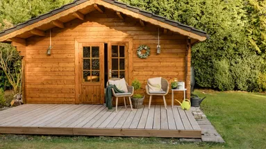 Zahradní domek může být drobnou stavbou i nemusí.