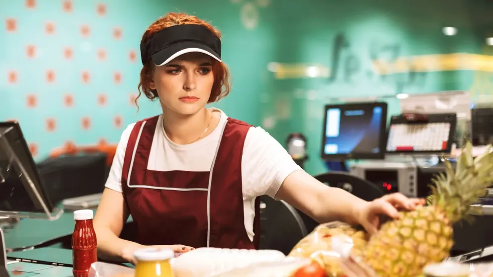 Nepříjemná prodavačka v obchodě