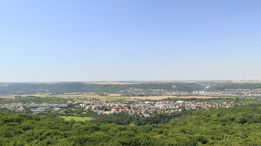 Pohled ze Závisti u Zbraslavi