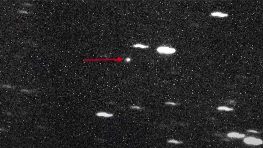 3I/ATLAS jak jej zachytil dalekohled NASA