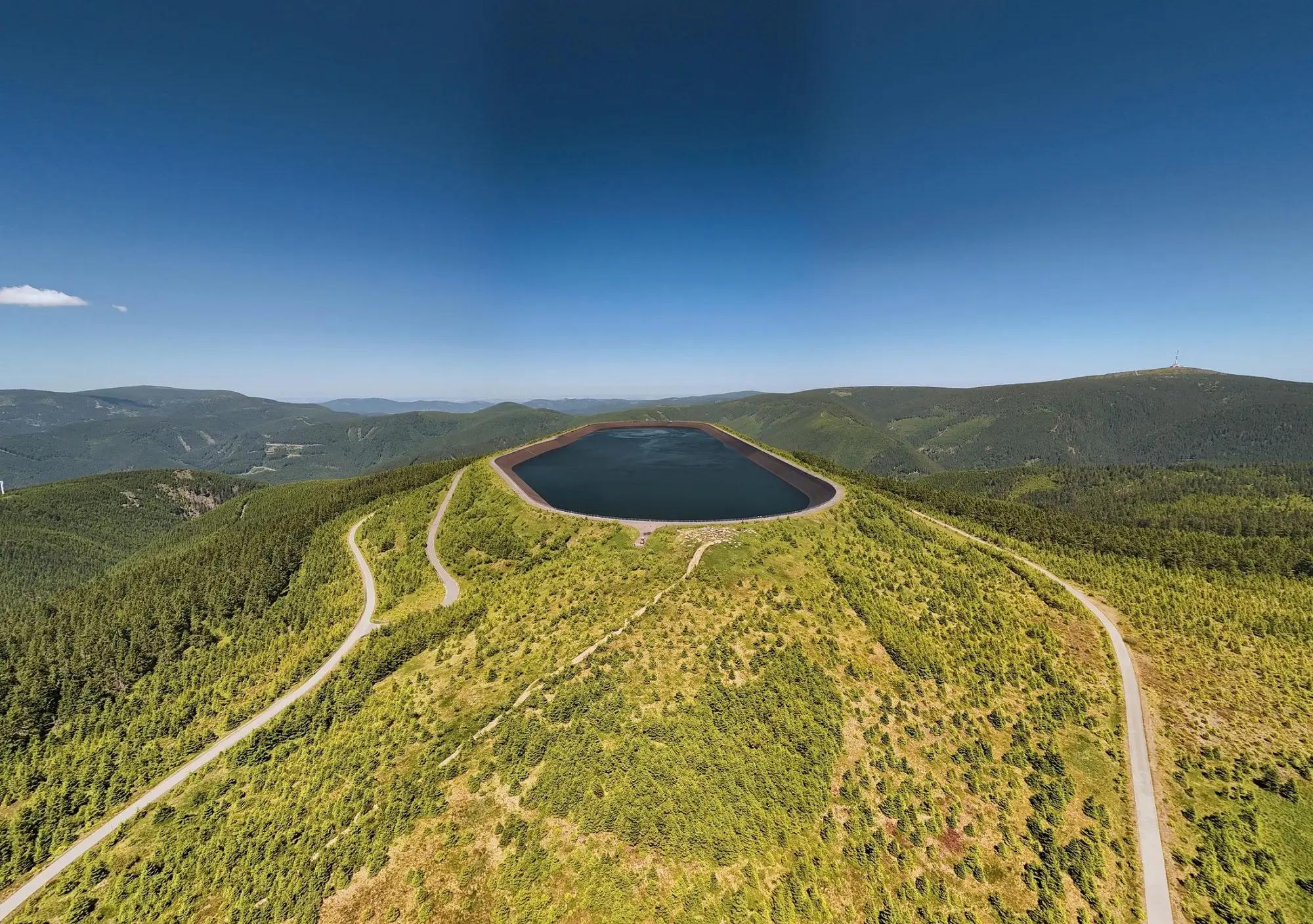 Dlouhé stráně - horní nádrž