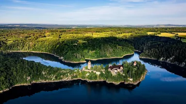 Pohled na hrad Zvíkov