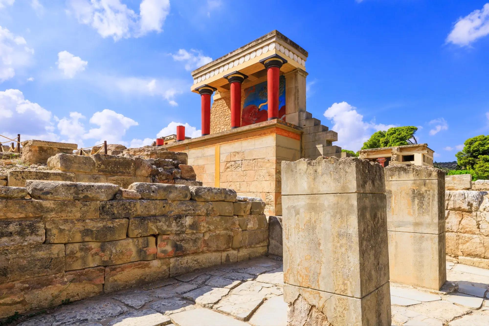 Palác Knóssos na Krétě