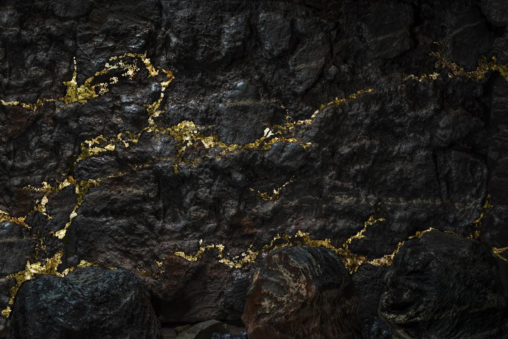 Zlatá žíla s běžnou výtěžností.