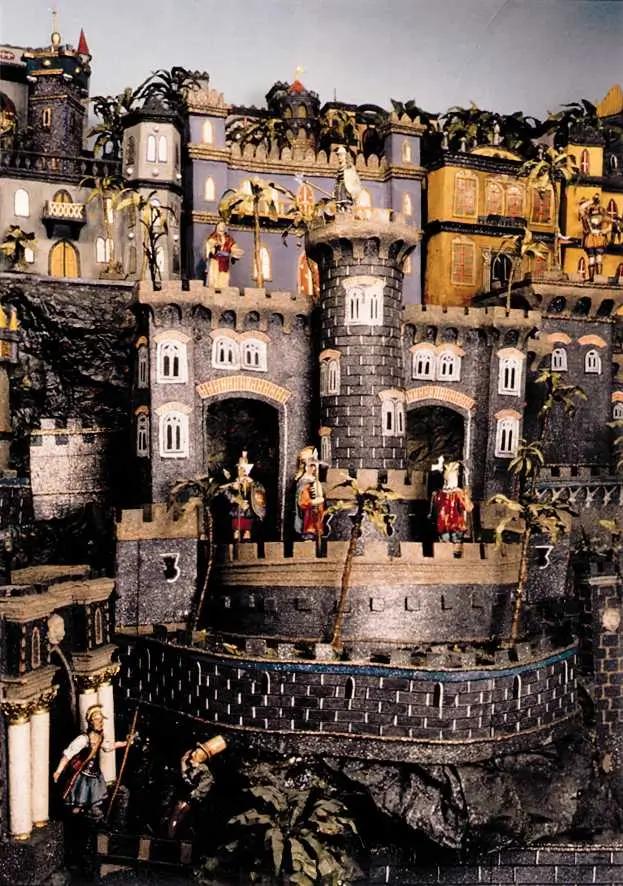 Detail hradu Krýzových jesliček