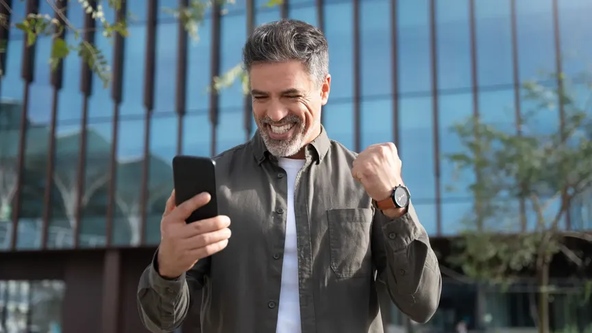 Spokojený muž se dozvěděl dobrou zprávu