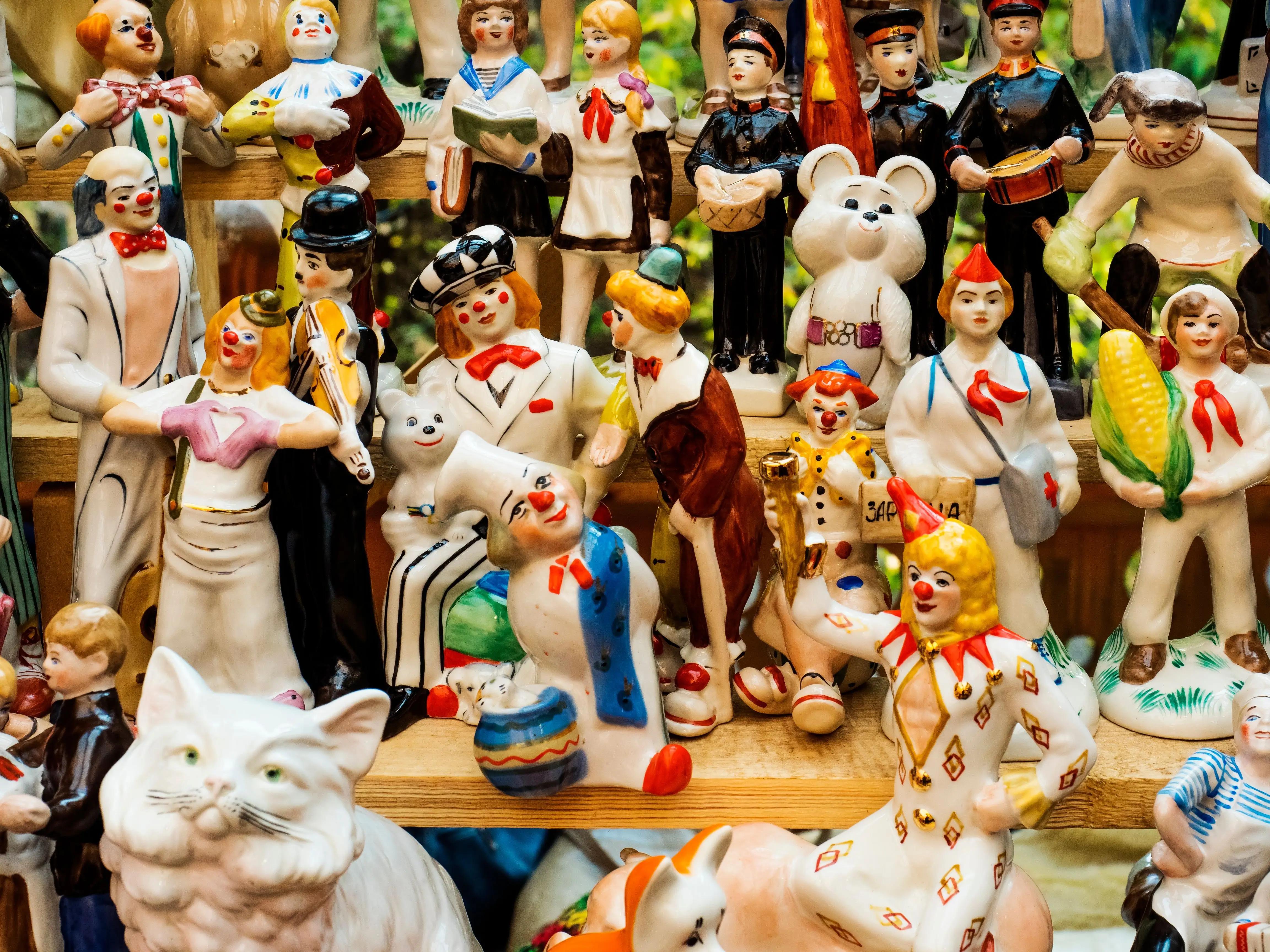 porcelánové figurky z dob SSSR