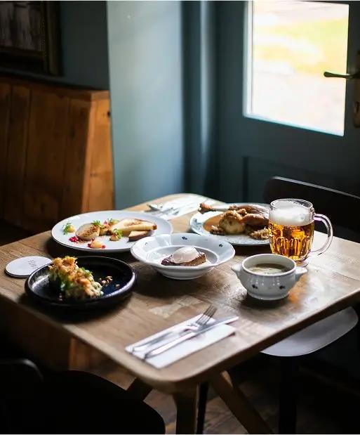 Jídlo v restauraci U Matěje