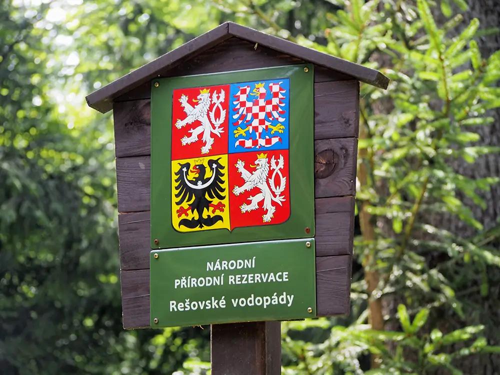 Cedule Národní přírodní rezervace