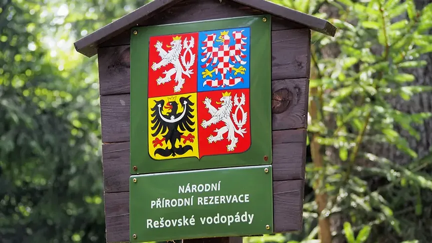 Cedule Národní přírodní rezervace