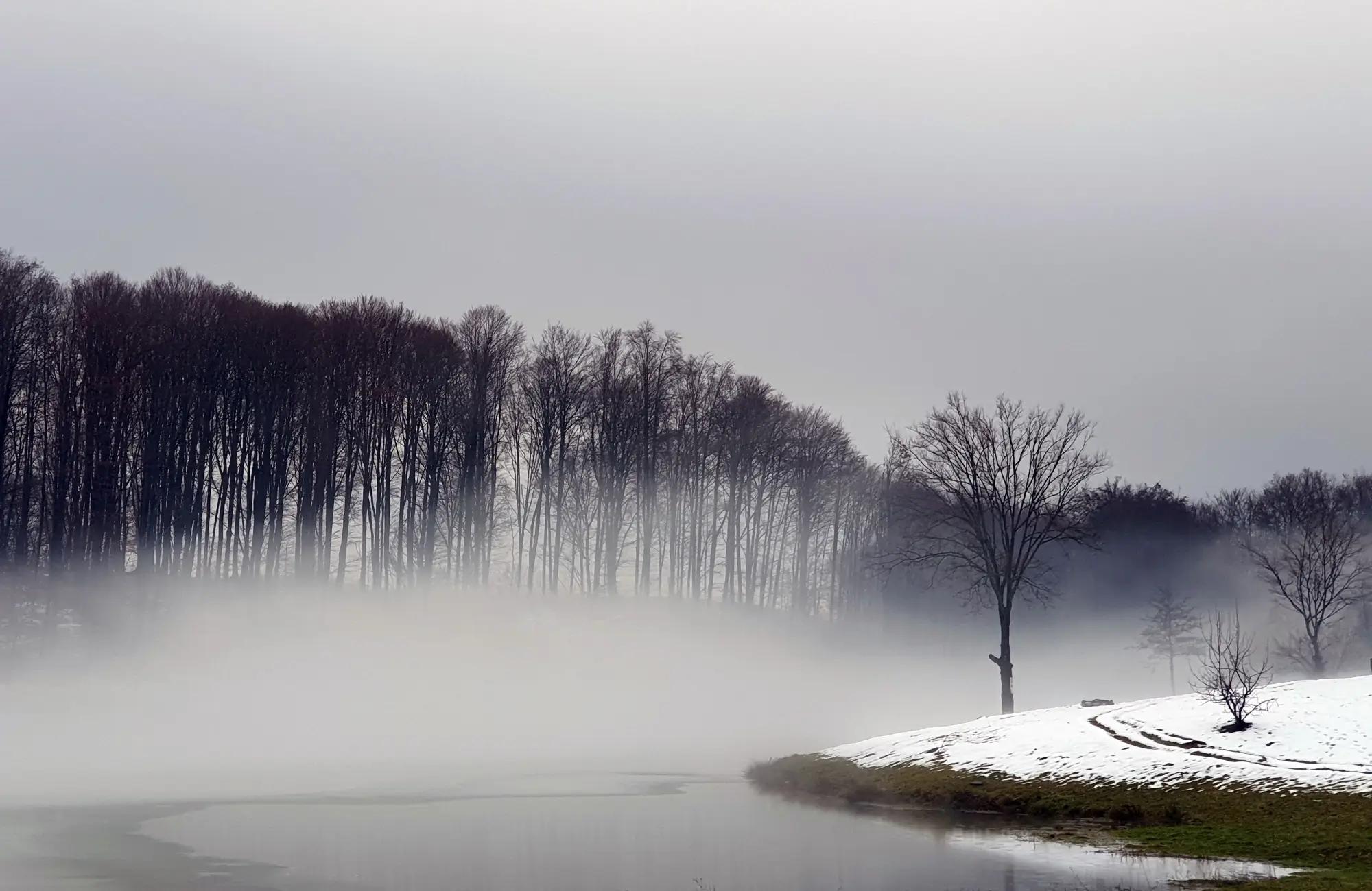 Inverzní počasí v přírodě 