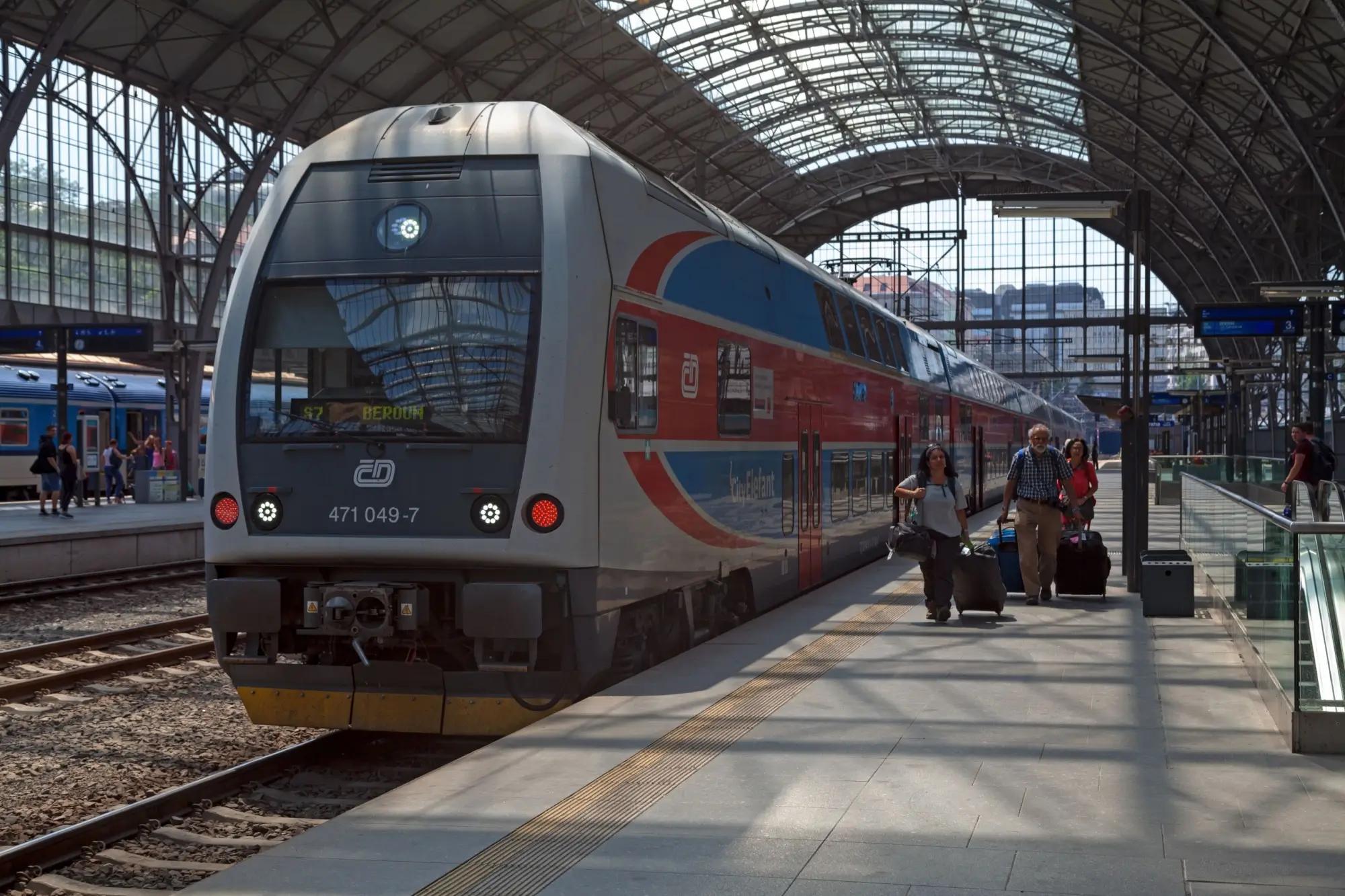 Praha hlavní nádraží - také zde bude omezena vlaková doprava.