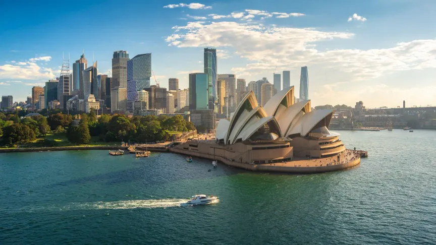 Město Sydney v Austrálii
