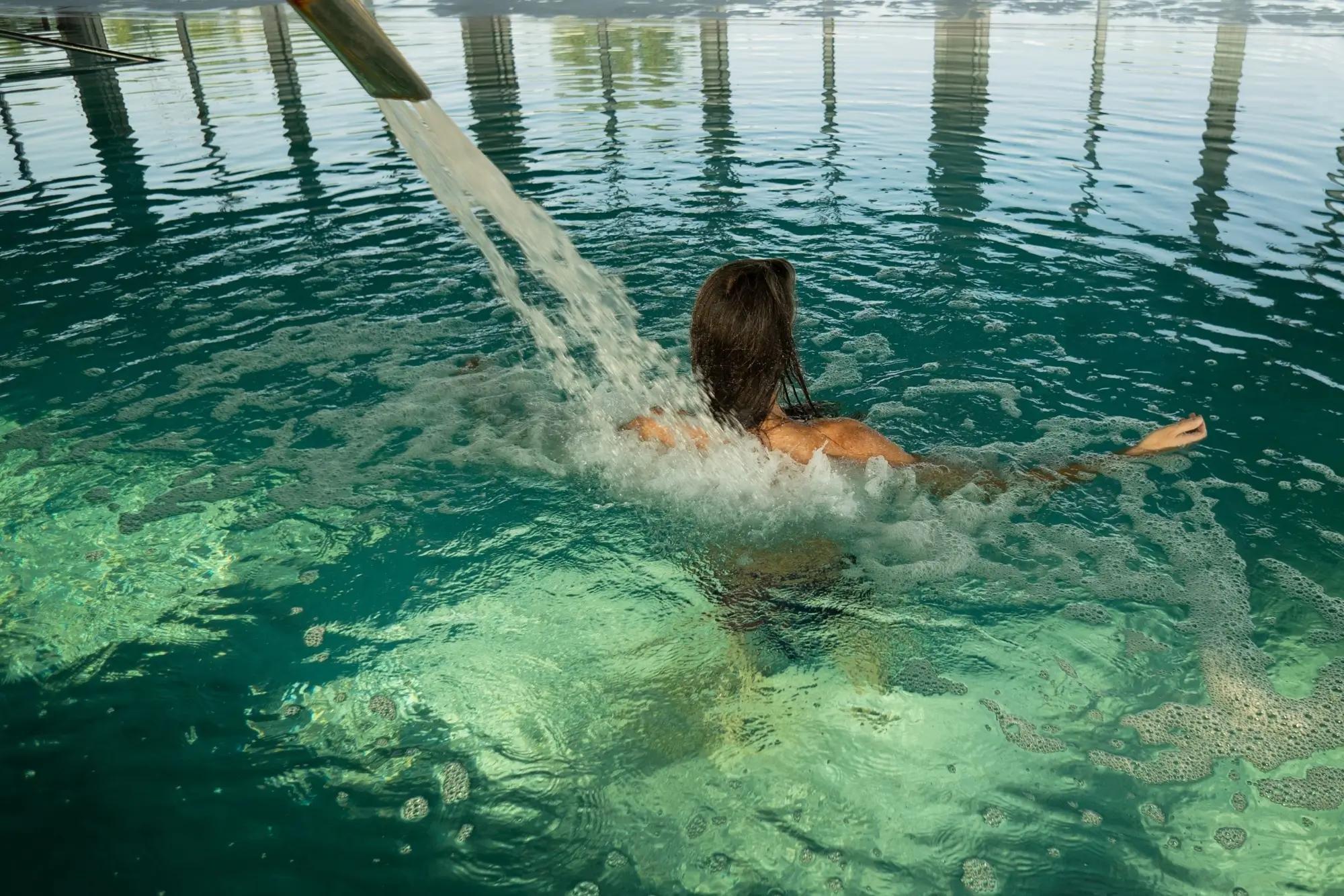 Žena na lázeňské kúře