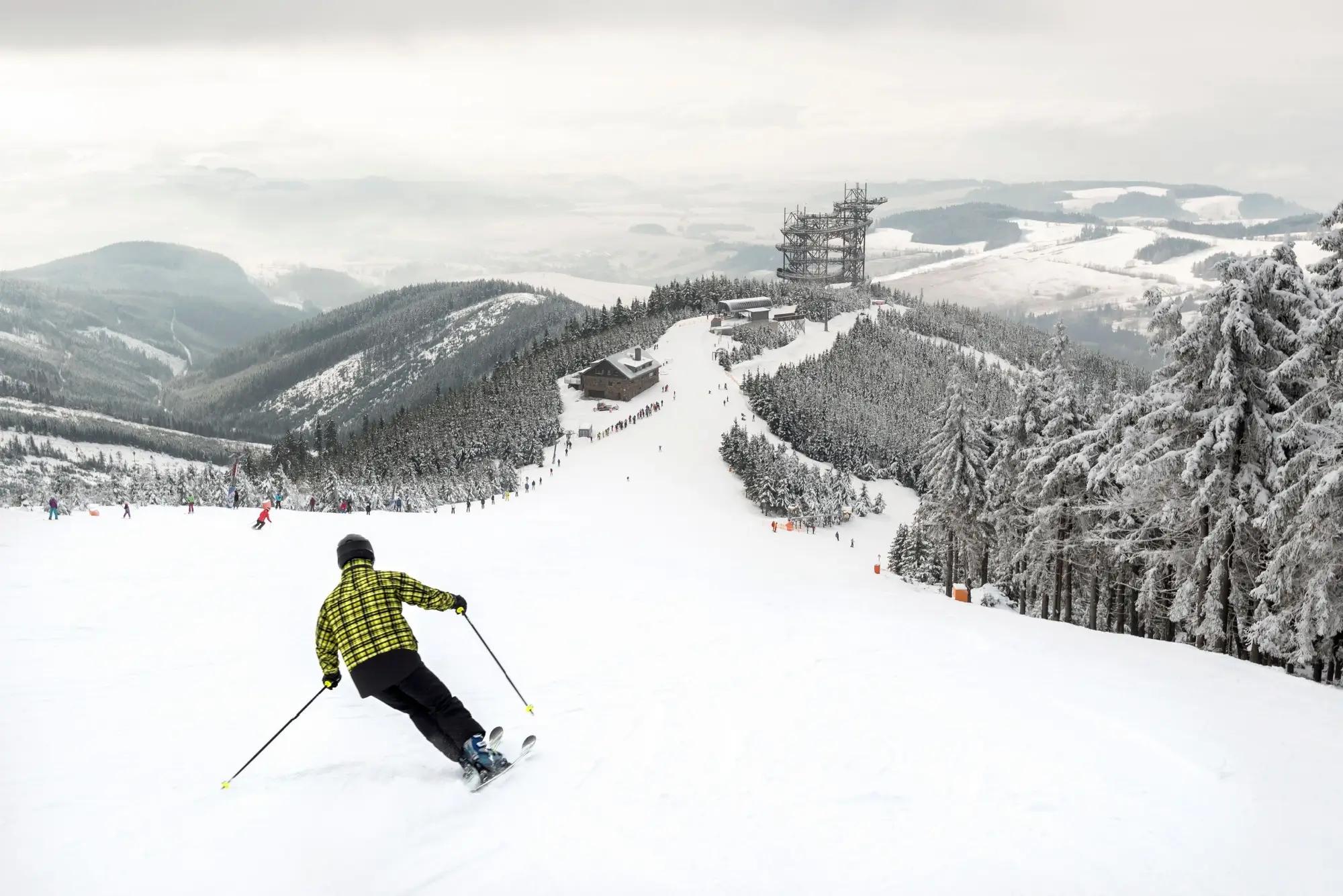Sjezdovka na Kralickém Sněžníku
