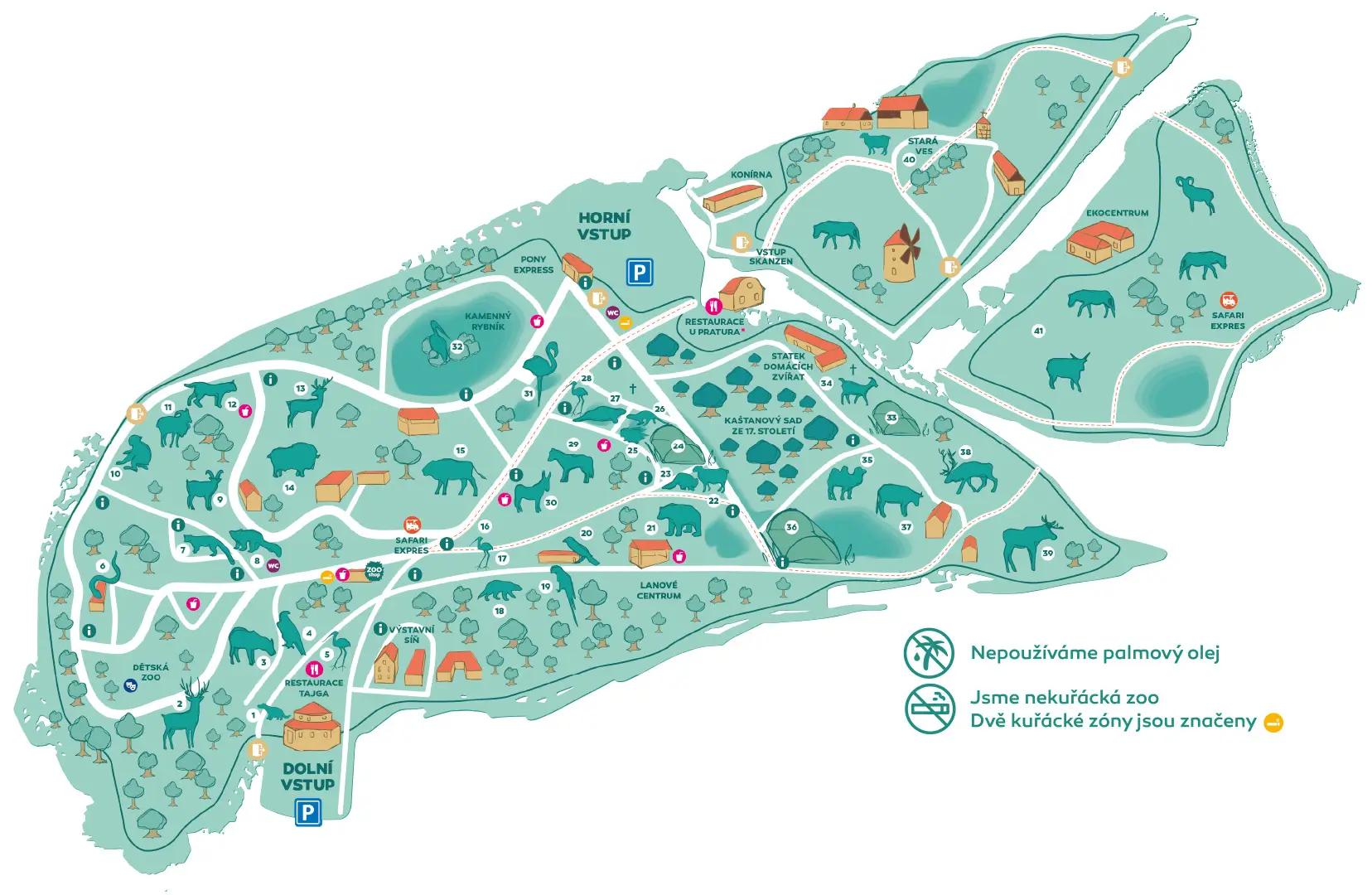 Zoopark Chomutov je opravdu rozsáhlý a dokážete se tu zabavit celé hodiny.