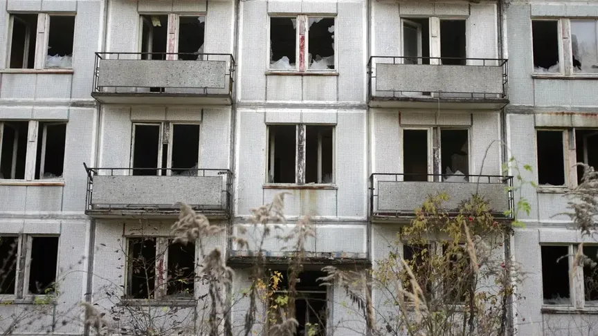 Toto bývalo kdysi kulturní město Sovětské armády.
