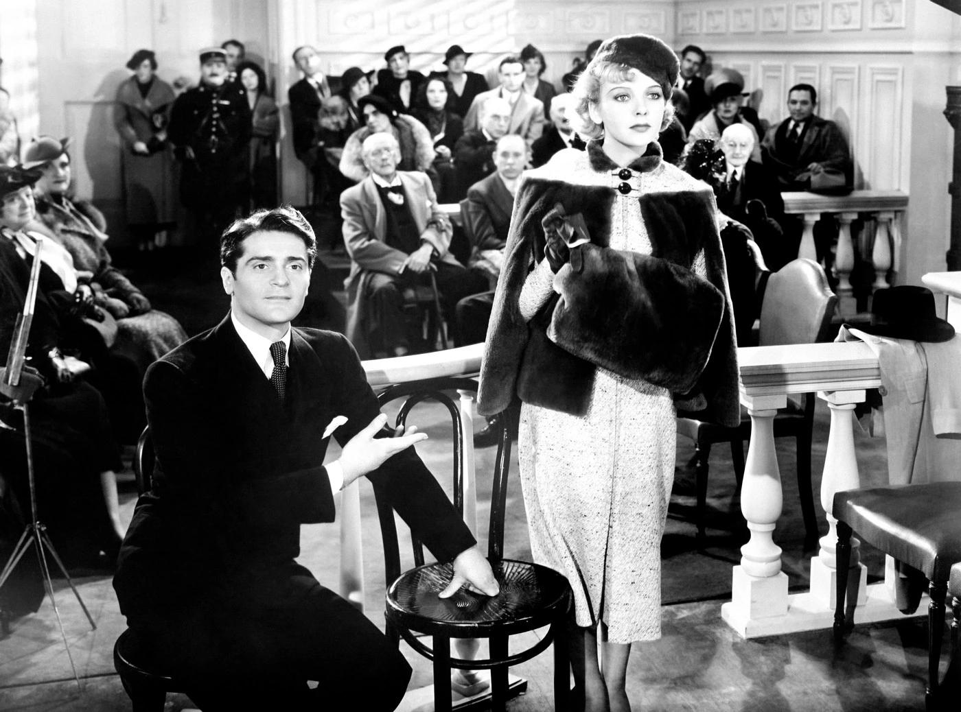 Francis Lederer po boku Idy Lupino ve snímku One rainy afternoon.