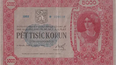 Státovka 5000 korun 1919