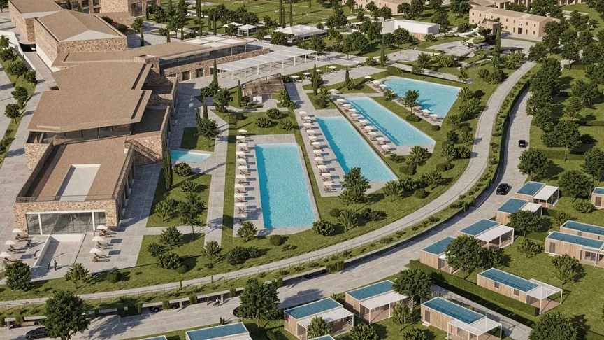 Na chorvatském ostrově Pag začíná vyrůstat ambiciózní projekt.