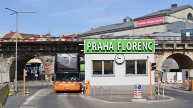 Autobusové nádraží Florenc v Praze
