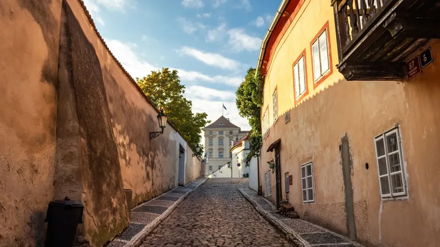 Ulice ve čtvrti Nový Svět