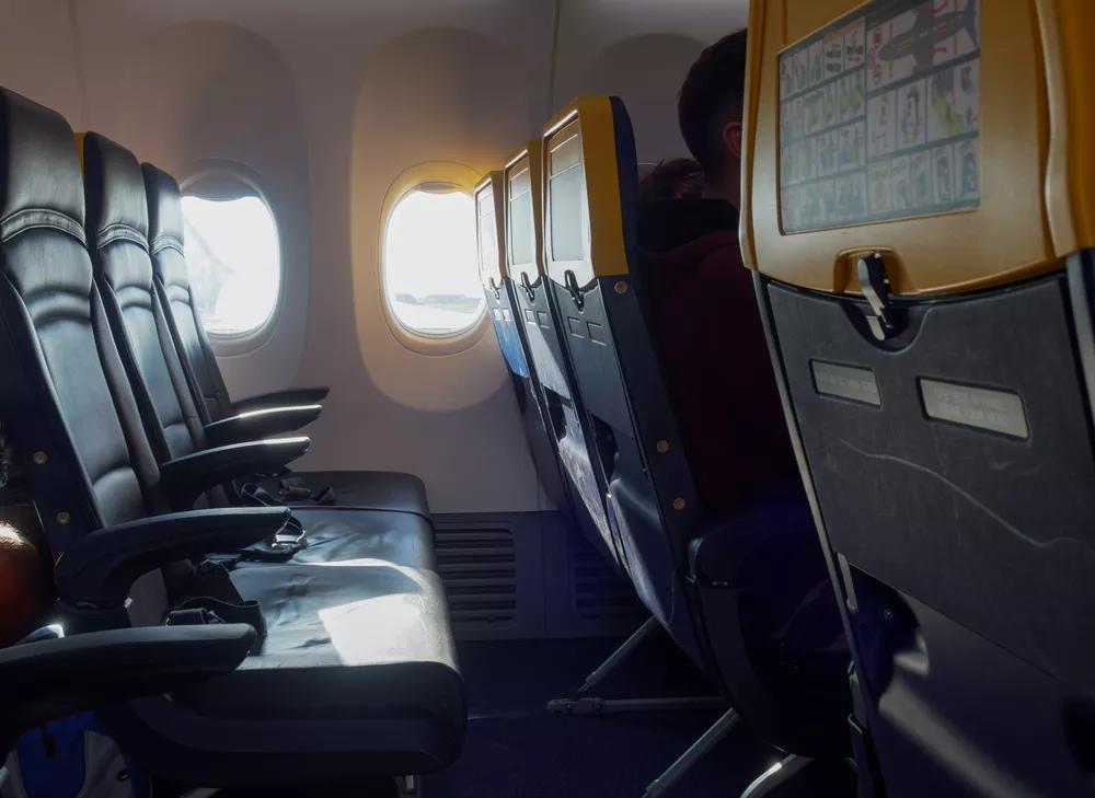 sedadla v letadle Ryanair