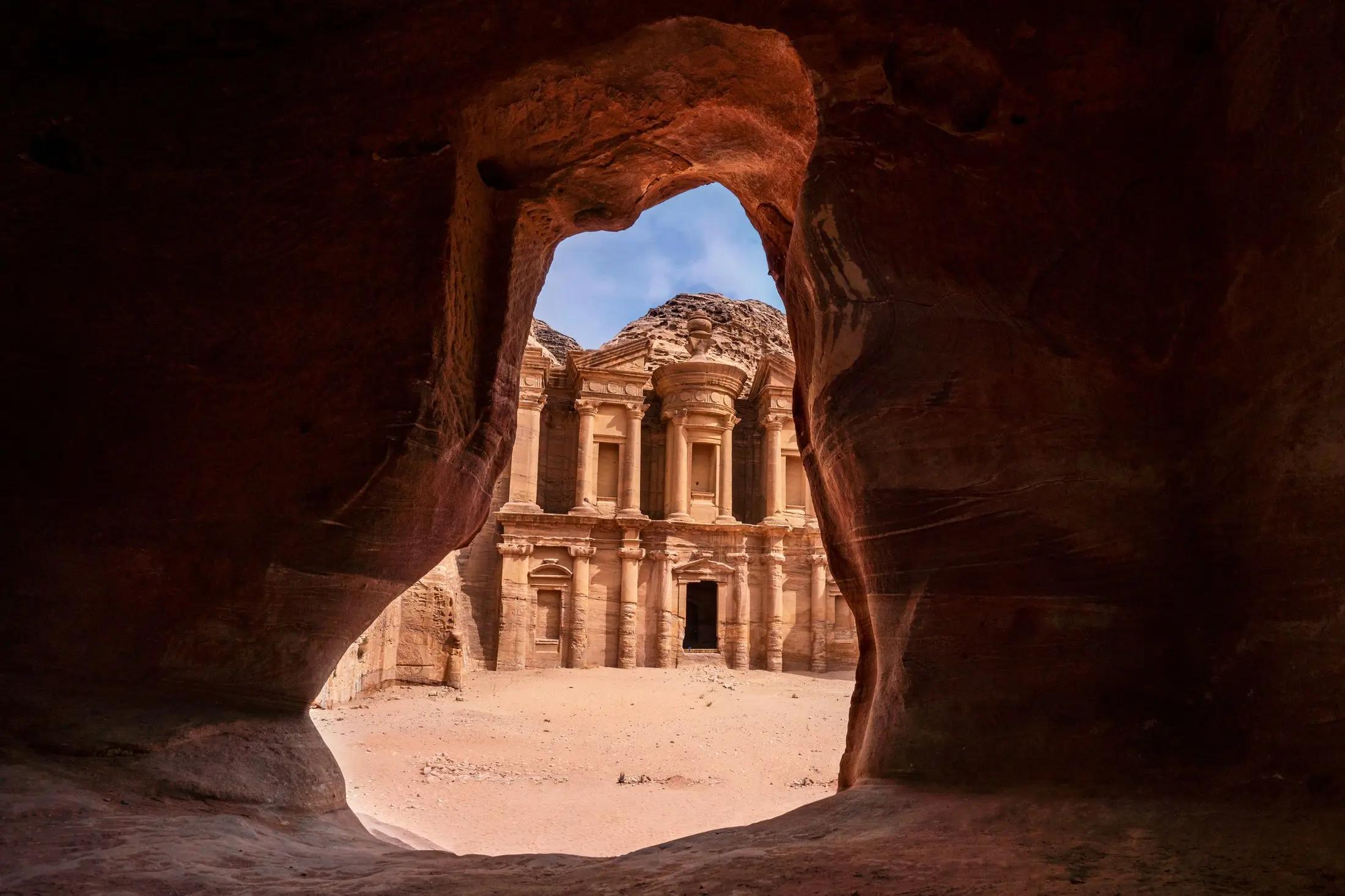 Skalní město Petra v Jordánsku