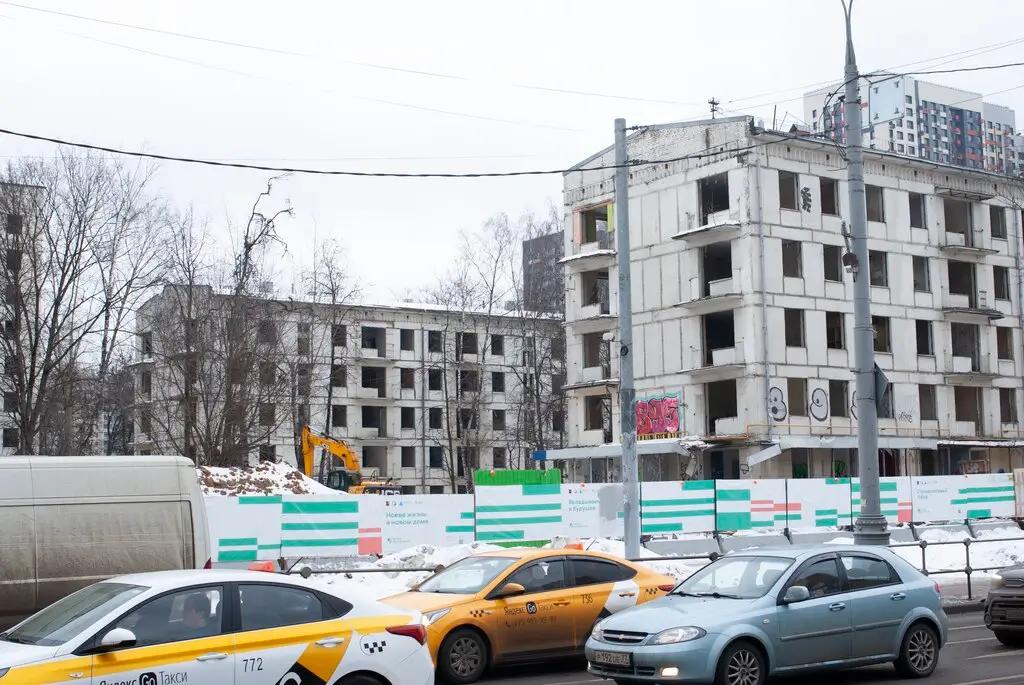 Vybydlené paneláky v Moskvě