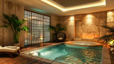 Toto jsou termální lázně v Rakousku.