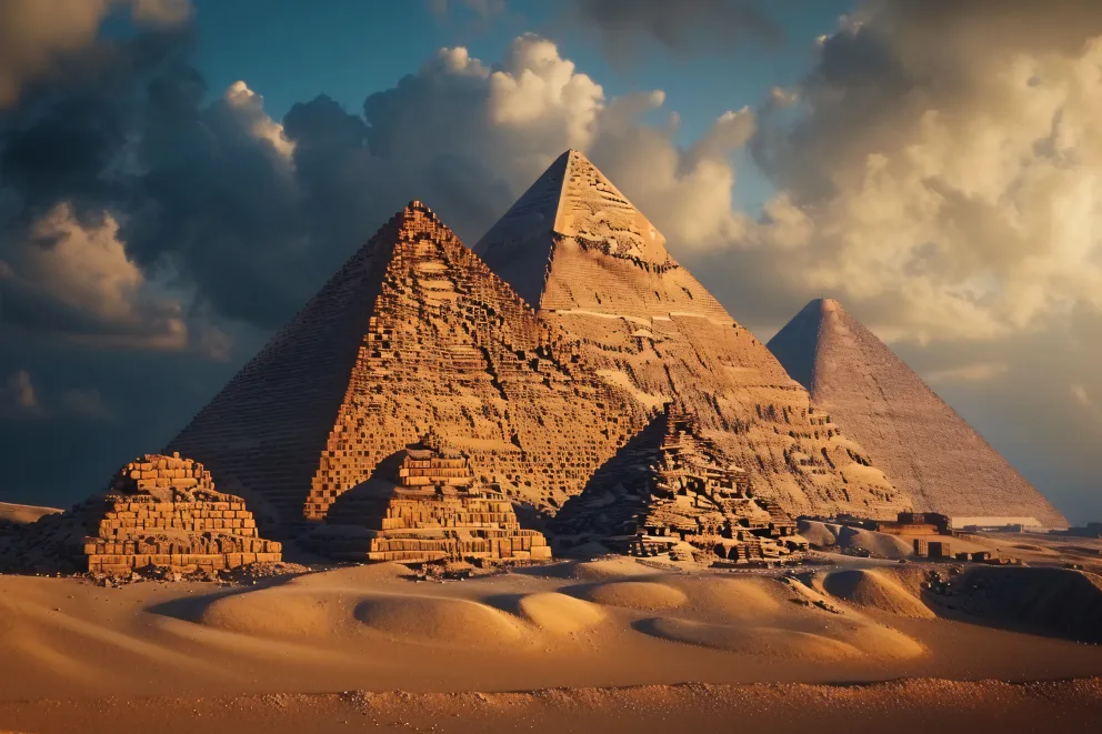 Egyptské pyramidy nejsou tak dokonalé, jak vypadají.