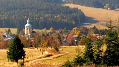 Horní Blatná na podzim