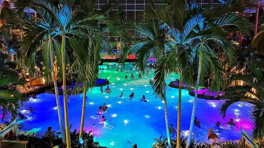 Místo připomíná luxusní dovolenou v Karibiku.