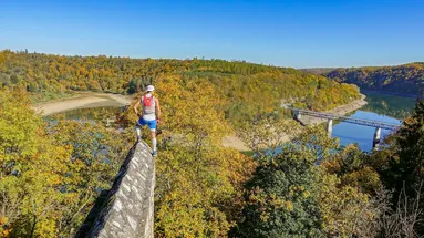 Muž nad Vranovskou přehradou