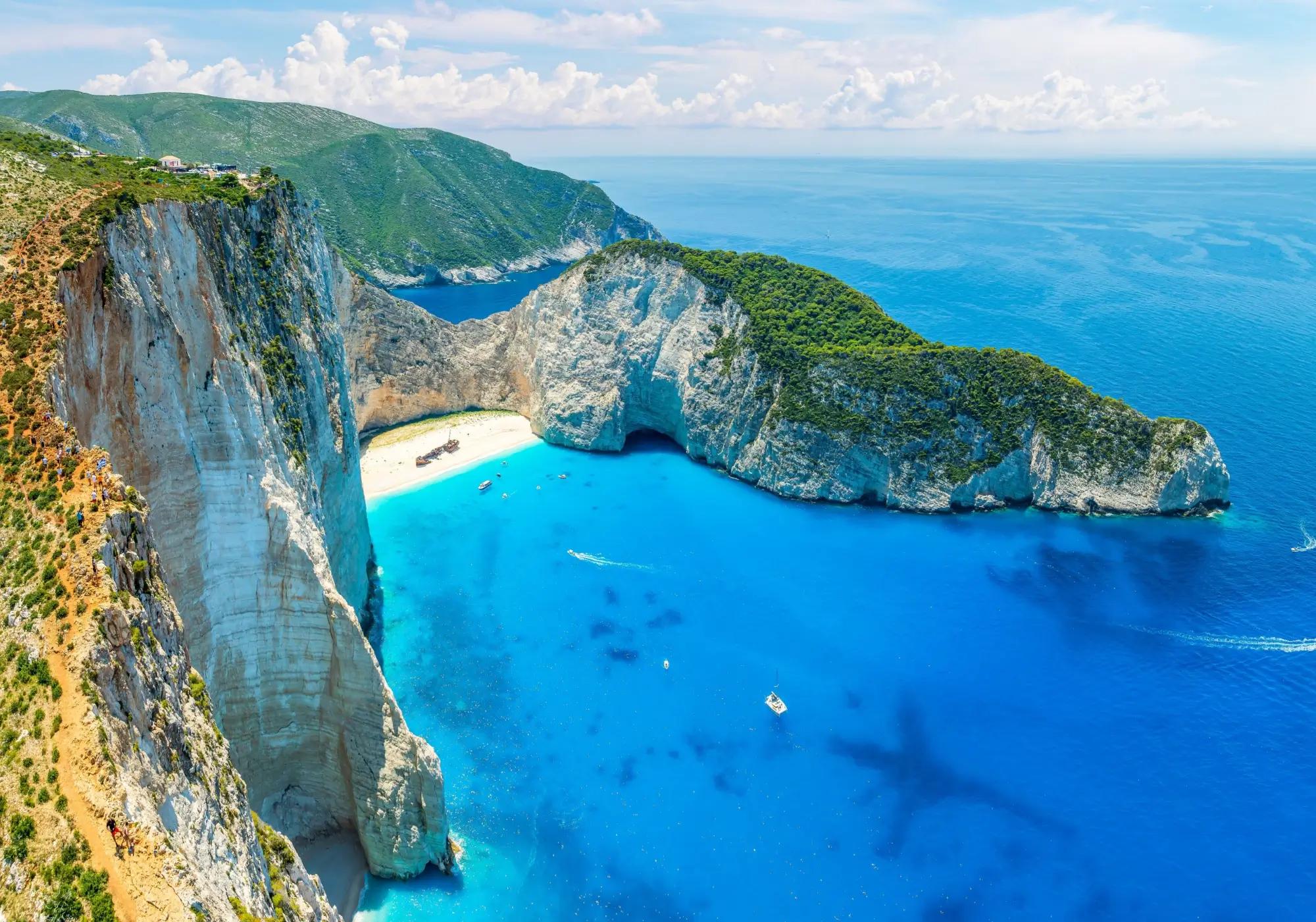 Řecký Zakynthos je pro Čechy po mnoha stránkách velice dostupný. Zdroj: shutterstock.com