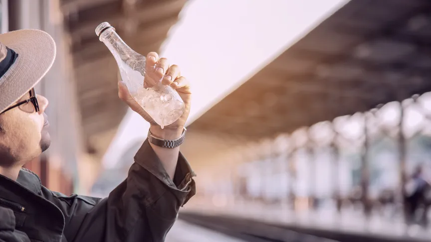 Prázdnou láhev můžete pronést přes bezpečnostní kontrolu.