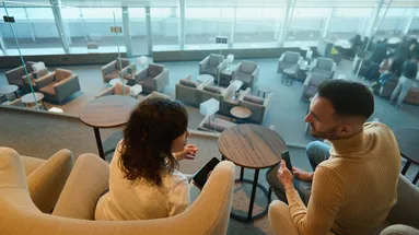 Letištní salonky jsou více oblíbené.