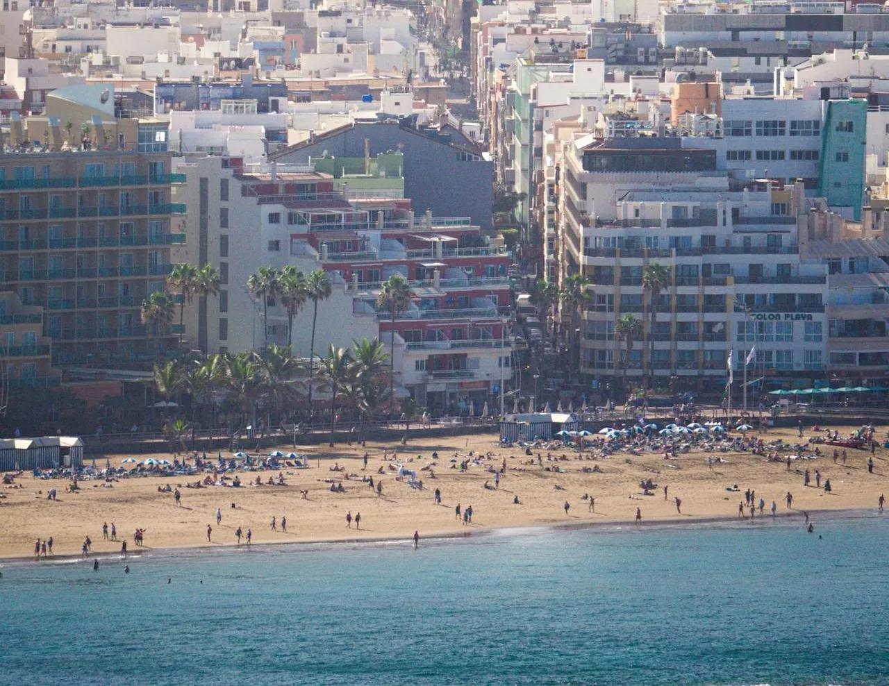 městská pláž Las Canteras