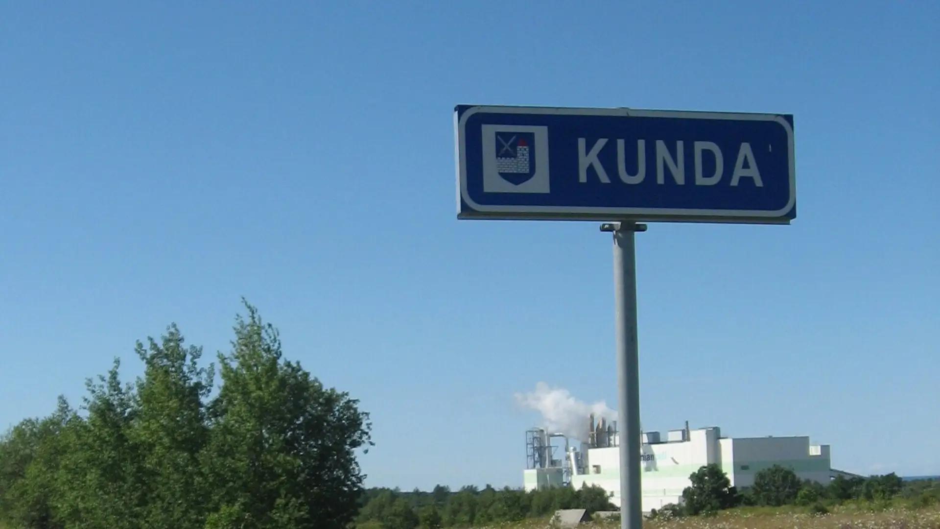 cedule městečka Kunda