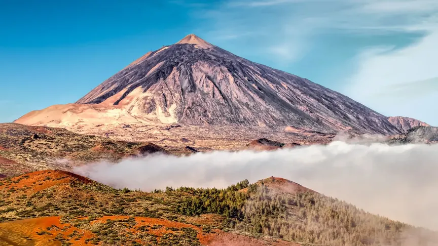 Sopka Pico de Teide