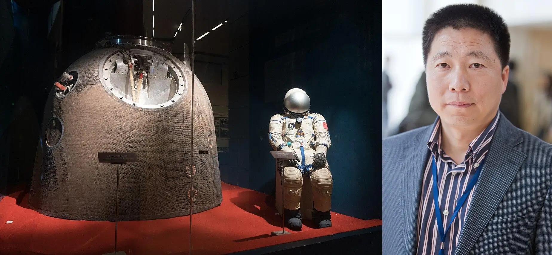Zpětná kapsle a oblek používaný Yang Liwei v Šen-čou 5