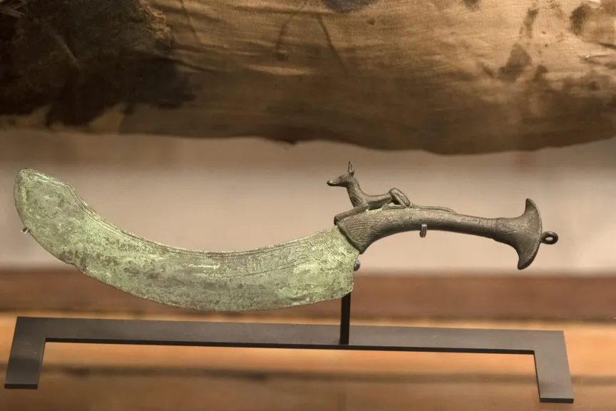 Nůž používaný při balzamování v starověkém Egyptě