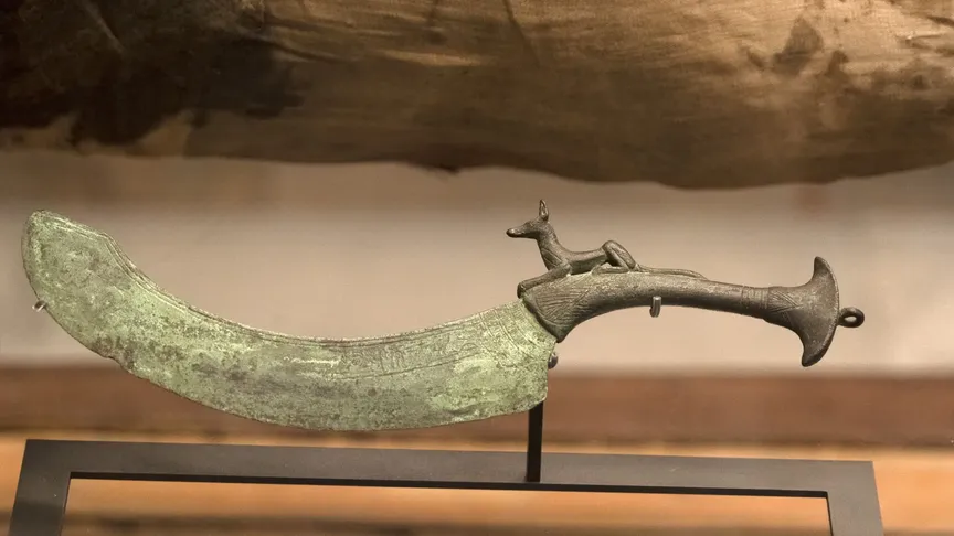 Nůž používaný při balzamování v starověkém Egyptě