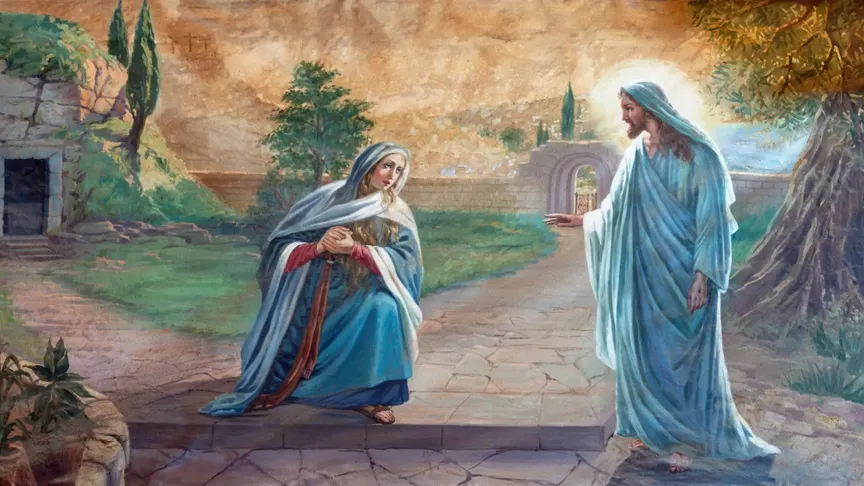 malba Ježíš se zjevuje Máří Magdaleně