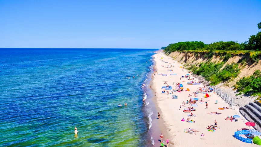 Baltské moře je mezi turisty oblíbené.