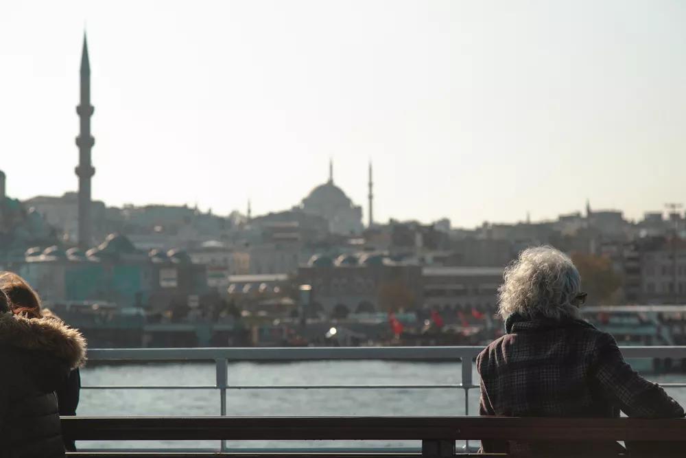 výhled na Istanbul