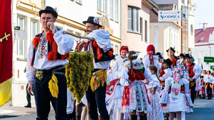 lidé v lidových krojích