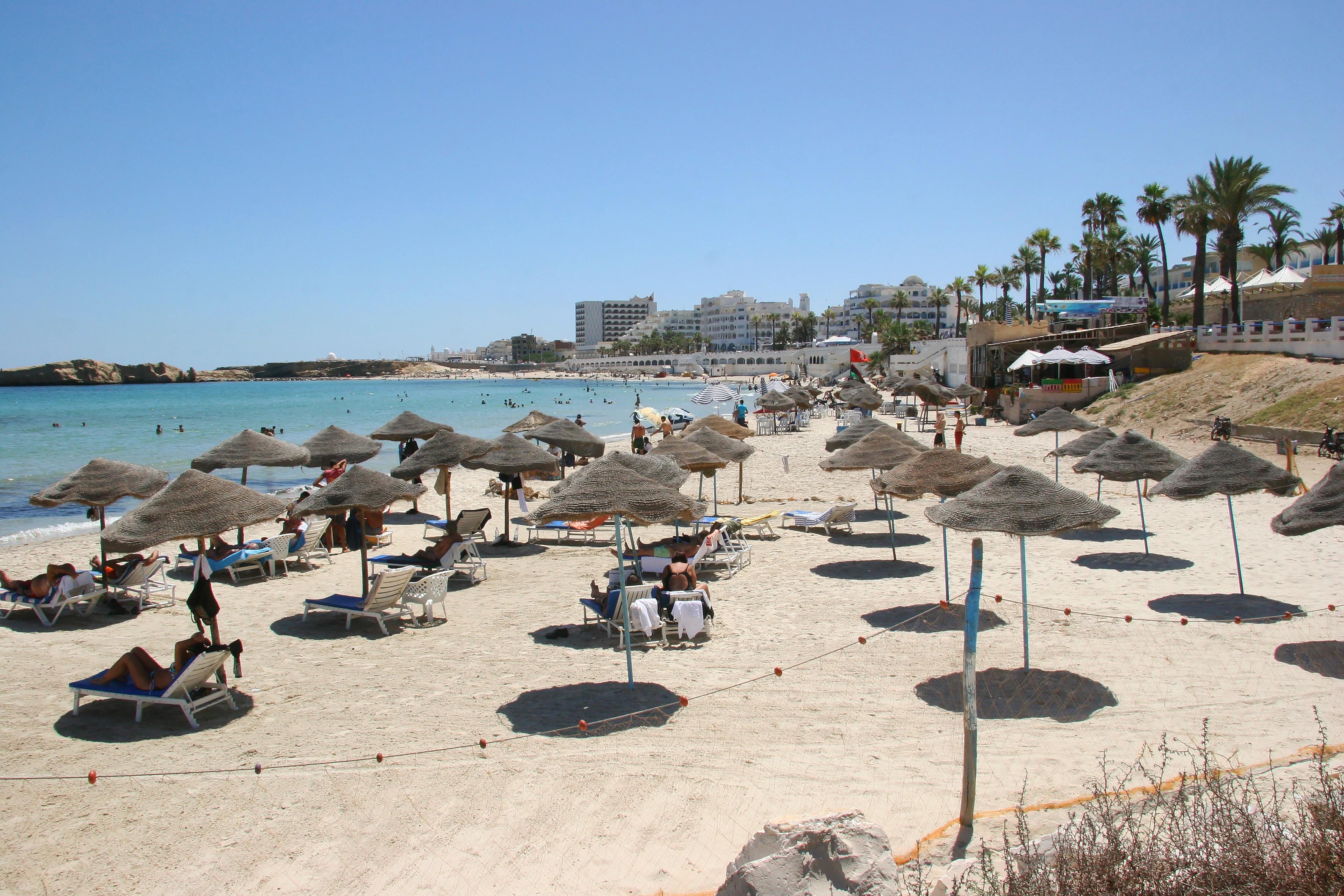 Pláž v Tunisku